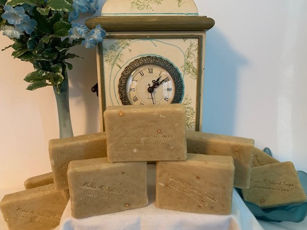 Yarrow & Wild Violet Flowers & Leaves  Herbal Soap